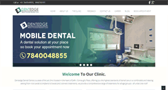 Desktop Screenshot of dentedgeclinic.com